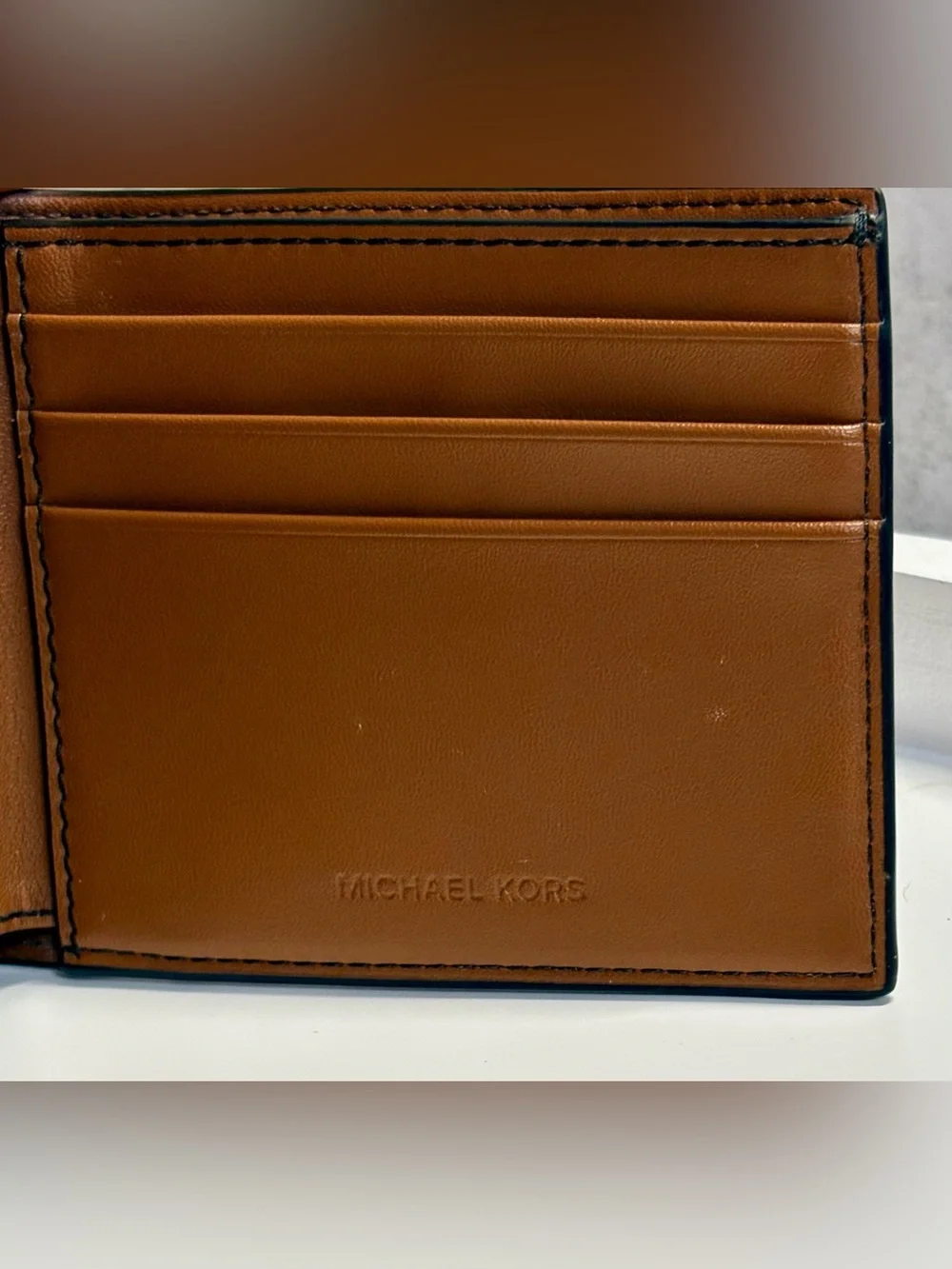 Michael Kors Andy Slim Billfold Wallet Brown Men’s